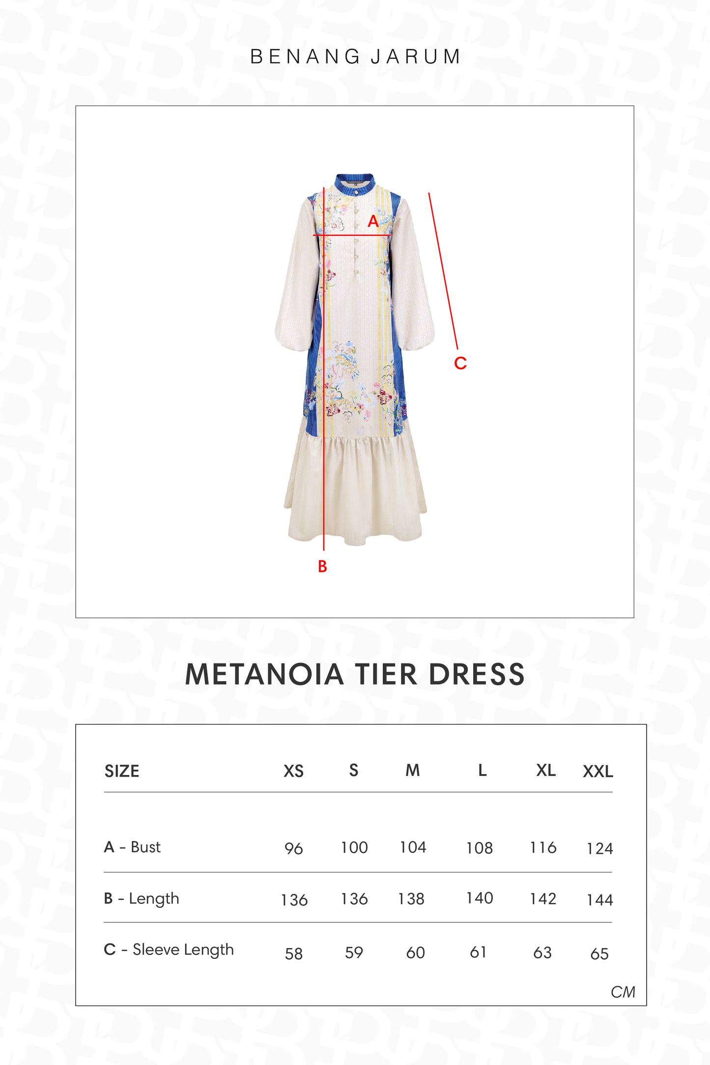 Metanoia Tier Dress - Monarch