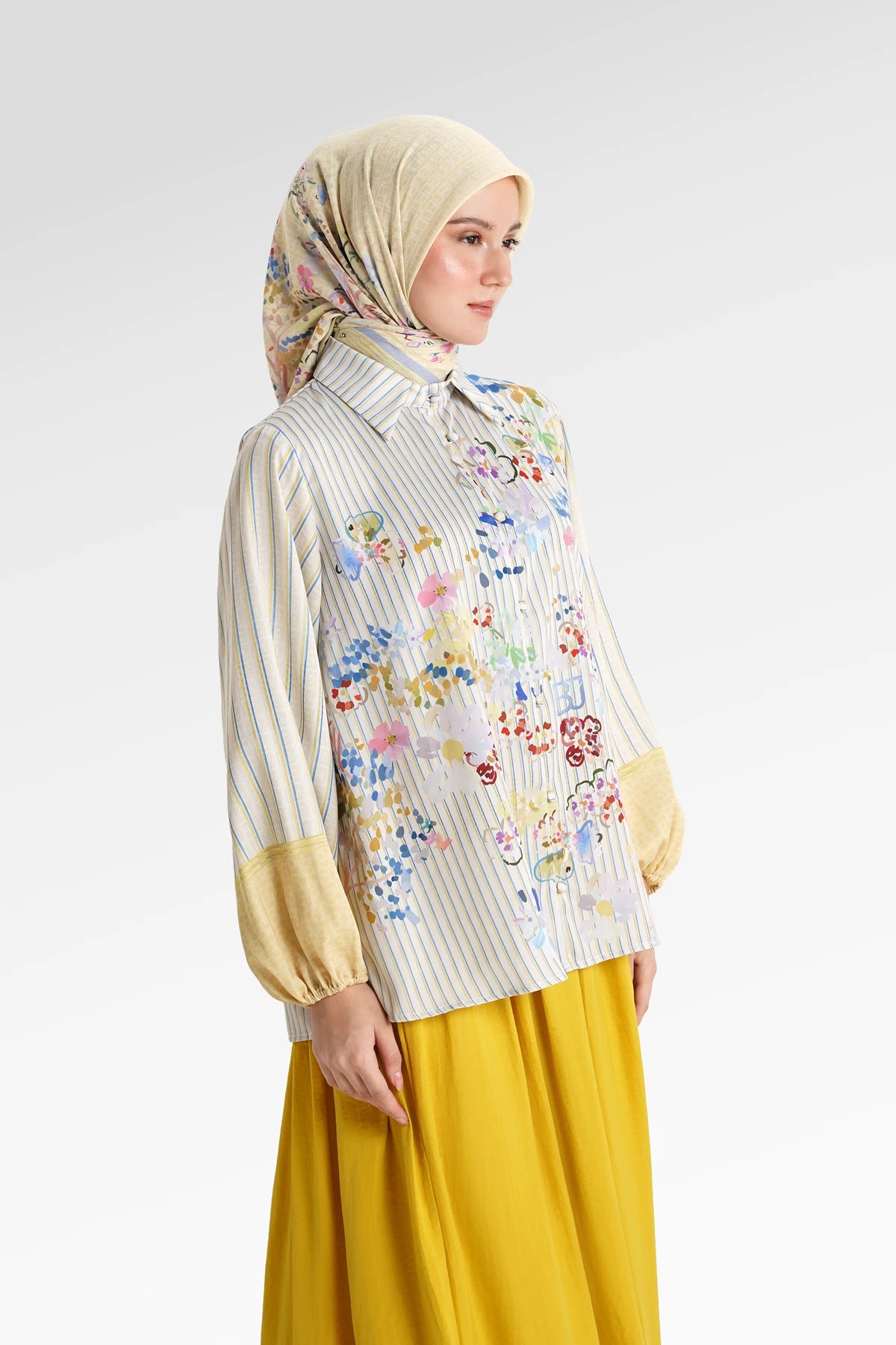 Metanoia Basic Puff Shirt - Monarch