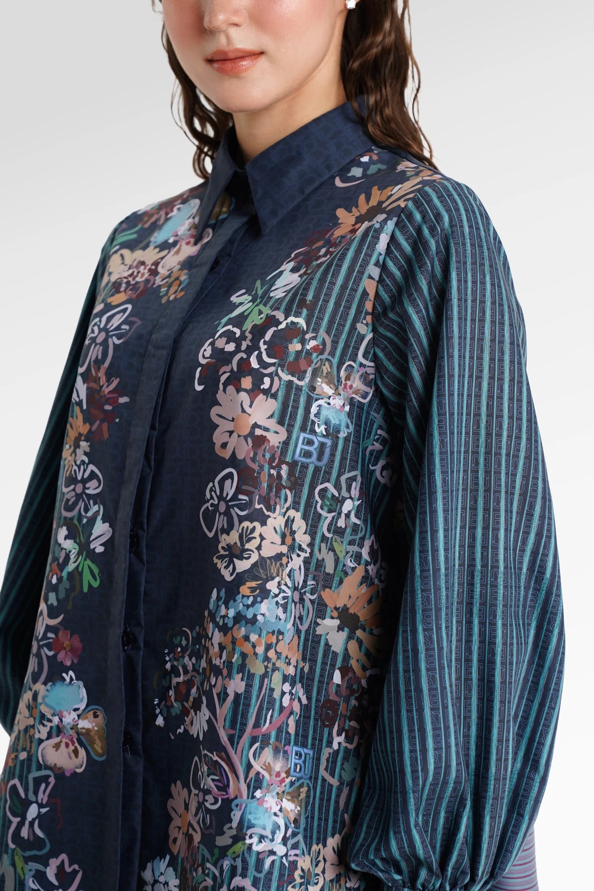 Metanoia Fold Shirt - Blue Morpho