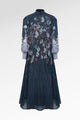 Metanoia Pleated Dress - Blue Morpho