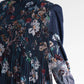 Metanoia Pleats Blouse - Blue Morpho
