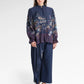 Metanoia Poet Sleeve Shirt - Blue Morpho
