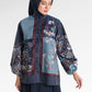 Metanoia Puff Sleeve Shirt - Blue Morpho