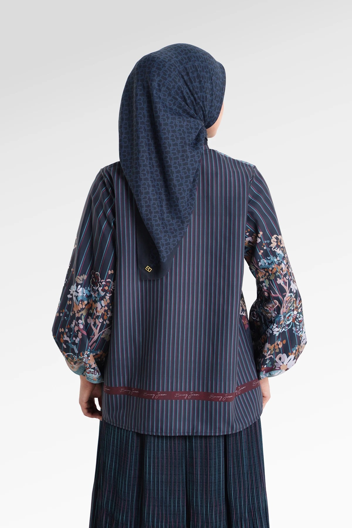 Metanoia Puff Sleeve Shirt - Blue Morpho