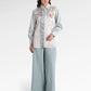 Metanoia Ruffle Shirt - Monarch