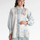 Metanoia Ruffle Shirt - Monarch