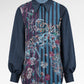 Metanoia Sheer Layered Shirt - Blue Morpho
