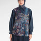Metanoia Sheer Layered Shirt - Blue Morpho