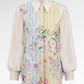 Metanoia Sheer Layered Shirt - Monarch