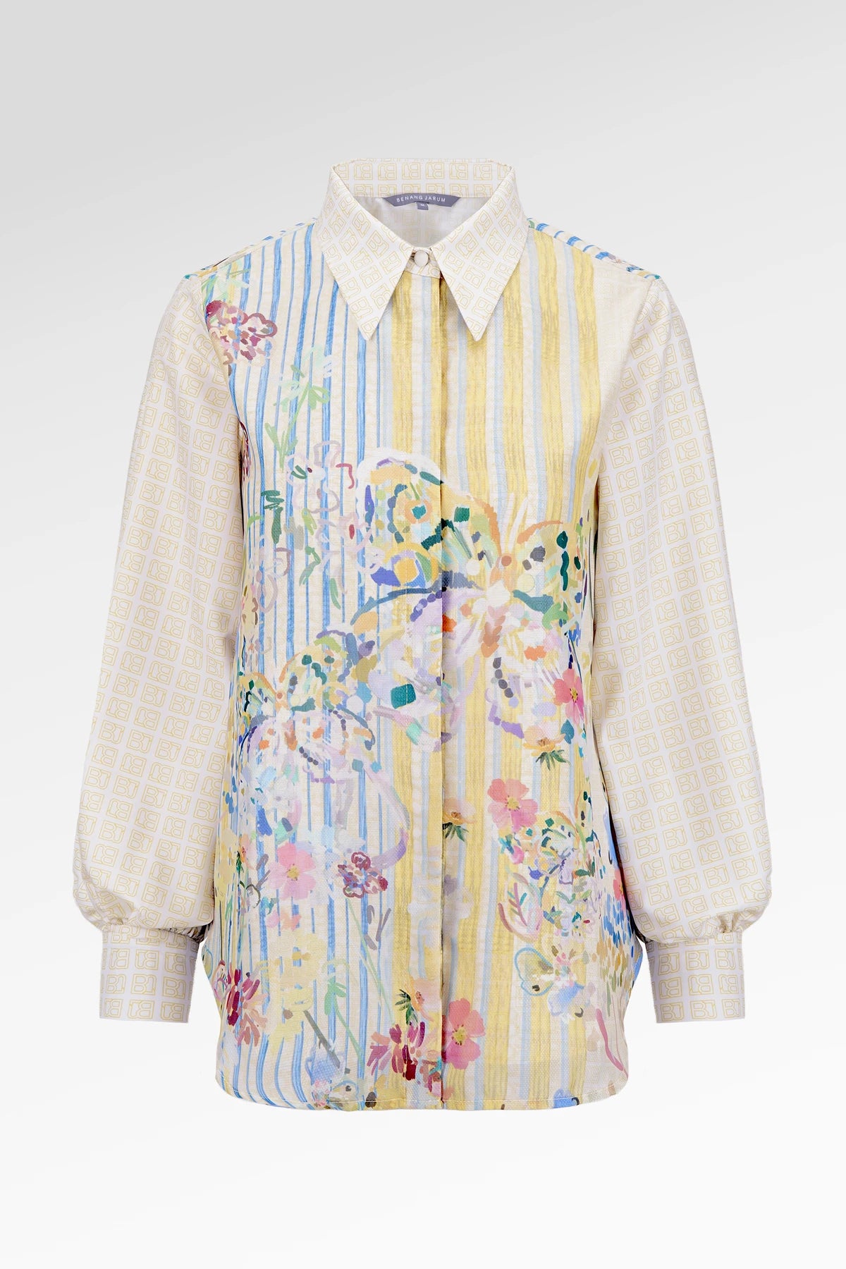 Metanoia Sheer Layered Shirt - Monarch