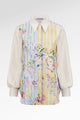 Metanoia Sheer Layered Shirt - Monarch