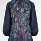 Metanoia Smock Blouse - Blue Morpho