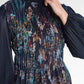 Metanoia Smock Blouse - Blue Morpho