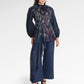 Metanoia Smock Blouse - Blue Morpho