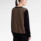 Mono Diagonal Cardigan - Black Choco