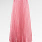 Mono Diagonal Pleated Skirt - Sorbet