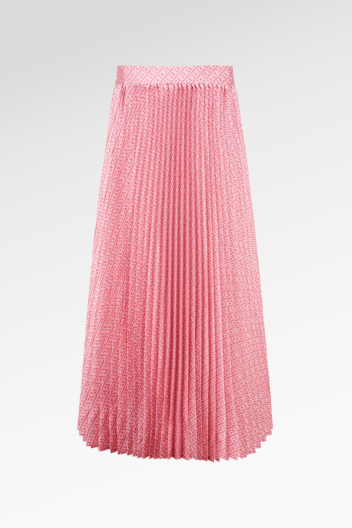 Mono Diagonal Pleated Skirt - Sorbet