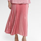 Mono Diagonal Pleated Skirt - Sorbet