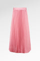 Mono Diagonal Pleated Skirt - Sorbet
