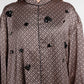 Monogram Diagonal Crystal Dress - Black Choco
