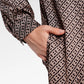 Monogram Diagonal Crystal Dress - Black Choco