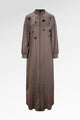 Monogram Diagonal Crystal Dress - Black Choco