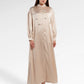 Monogram Diagonal Crystal Dress - Sand