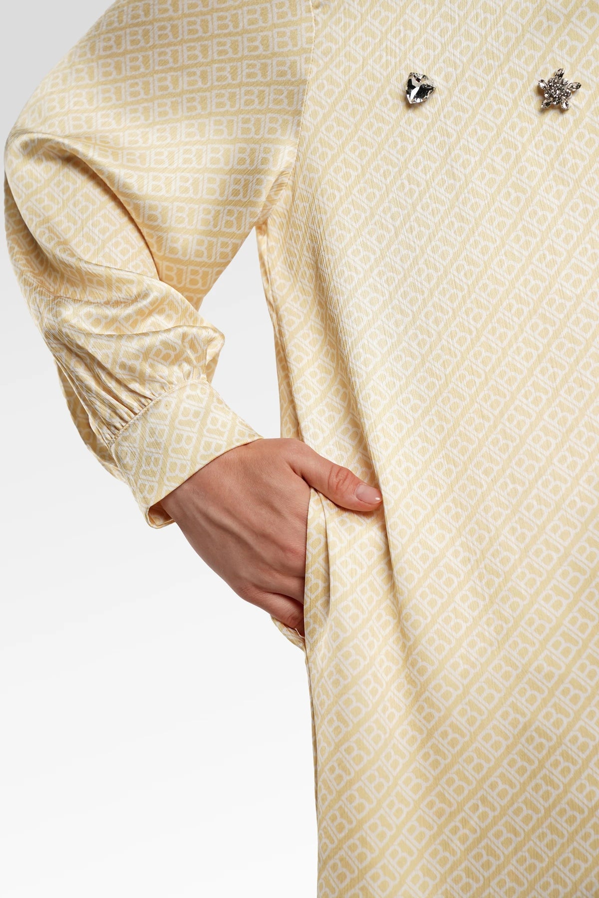 Monogram Diagonal Crystal Dress - Yuzu