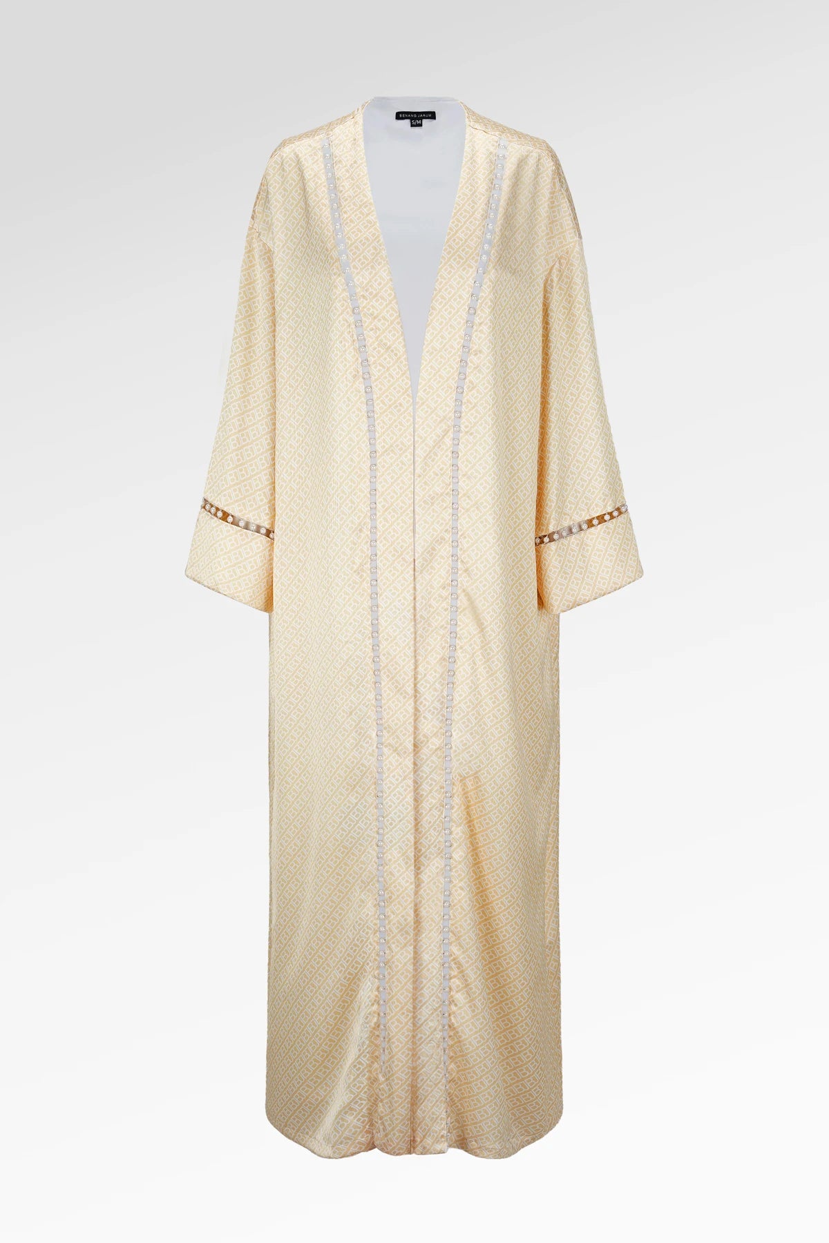 Monogram Diagonal Pearl Abaya - Yuzu