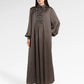 Monogram Diagonal Pleated Dress - Black Choco