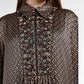 Monogram Diagonal Pleated Dress - Black Choco
