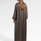 Monogram Diagonal Pleated Dress - Black Choco