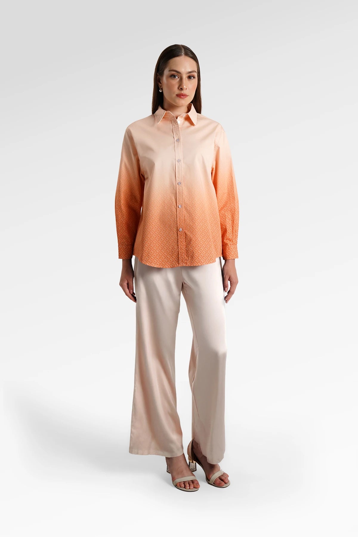 Monogram Gradient Shirt - Clownfish