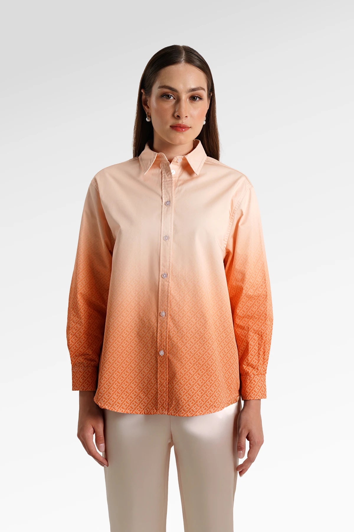 Monogram Gradient Shirt - Clownfish