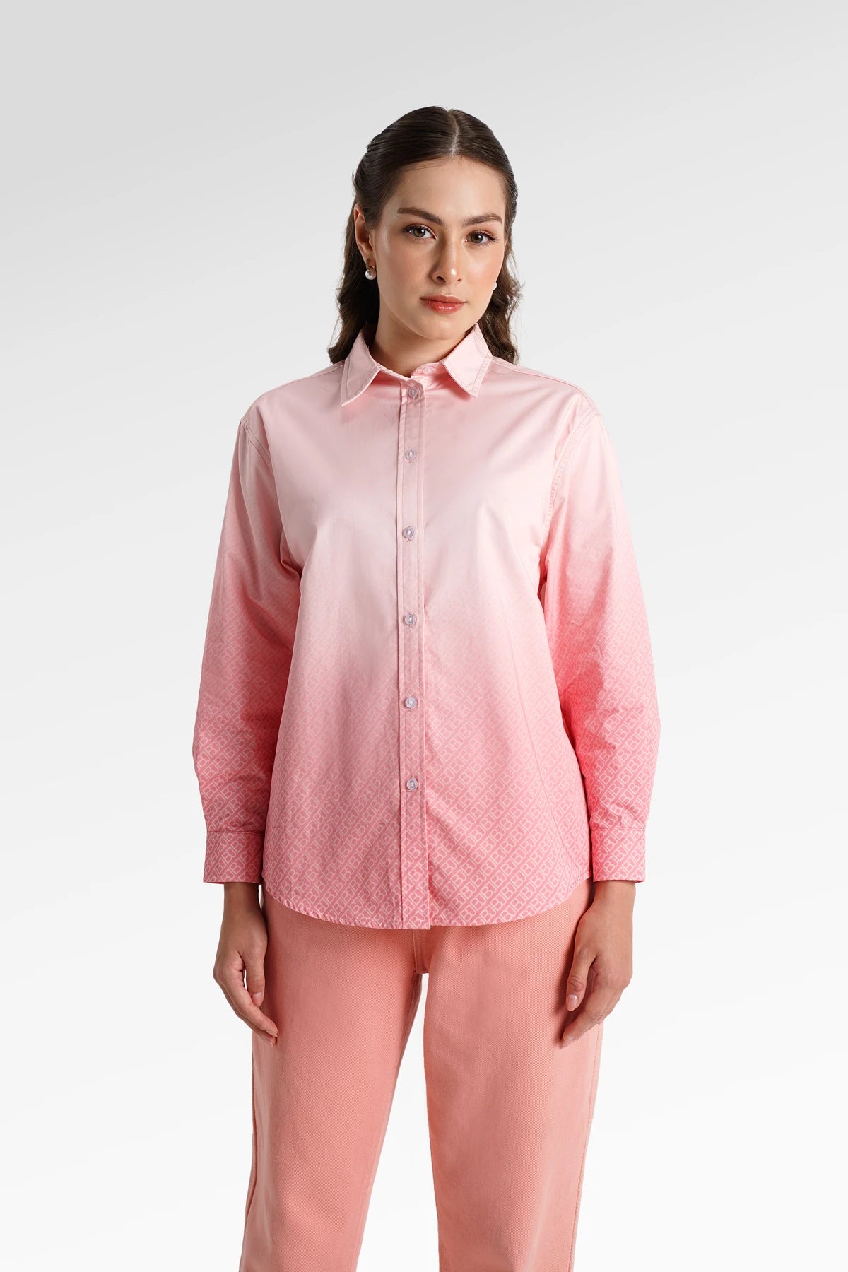 Monogram Gradient Shirt - Jellyfish