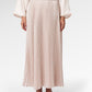 Monogram Pleated Skirt - Amber