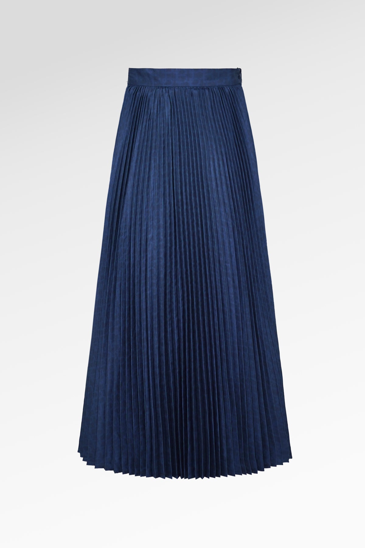 Monogram Pleated Skirt - Majorelle
