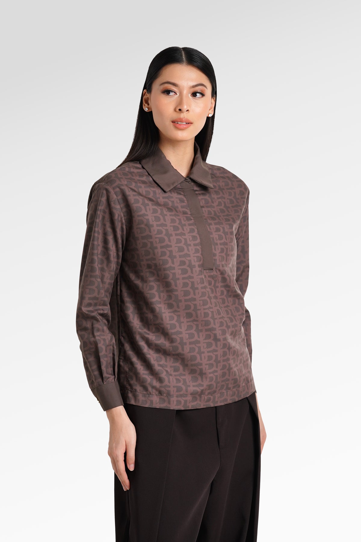 Monogram Polo Shirt - Cocoa