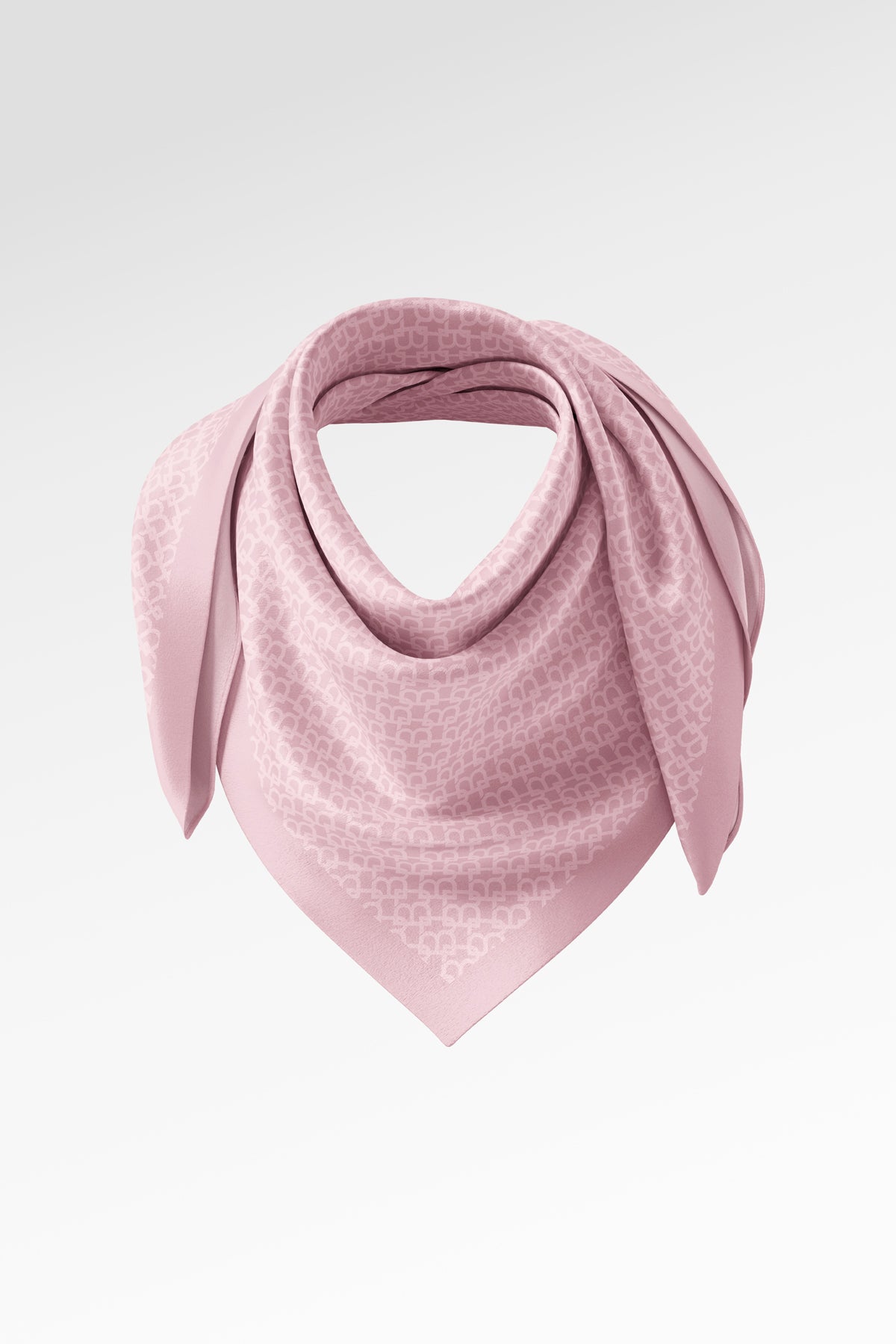 Signature Monogram Scarf - Peach