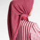 Mono Diagonal Scarf - Coral