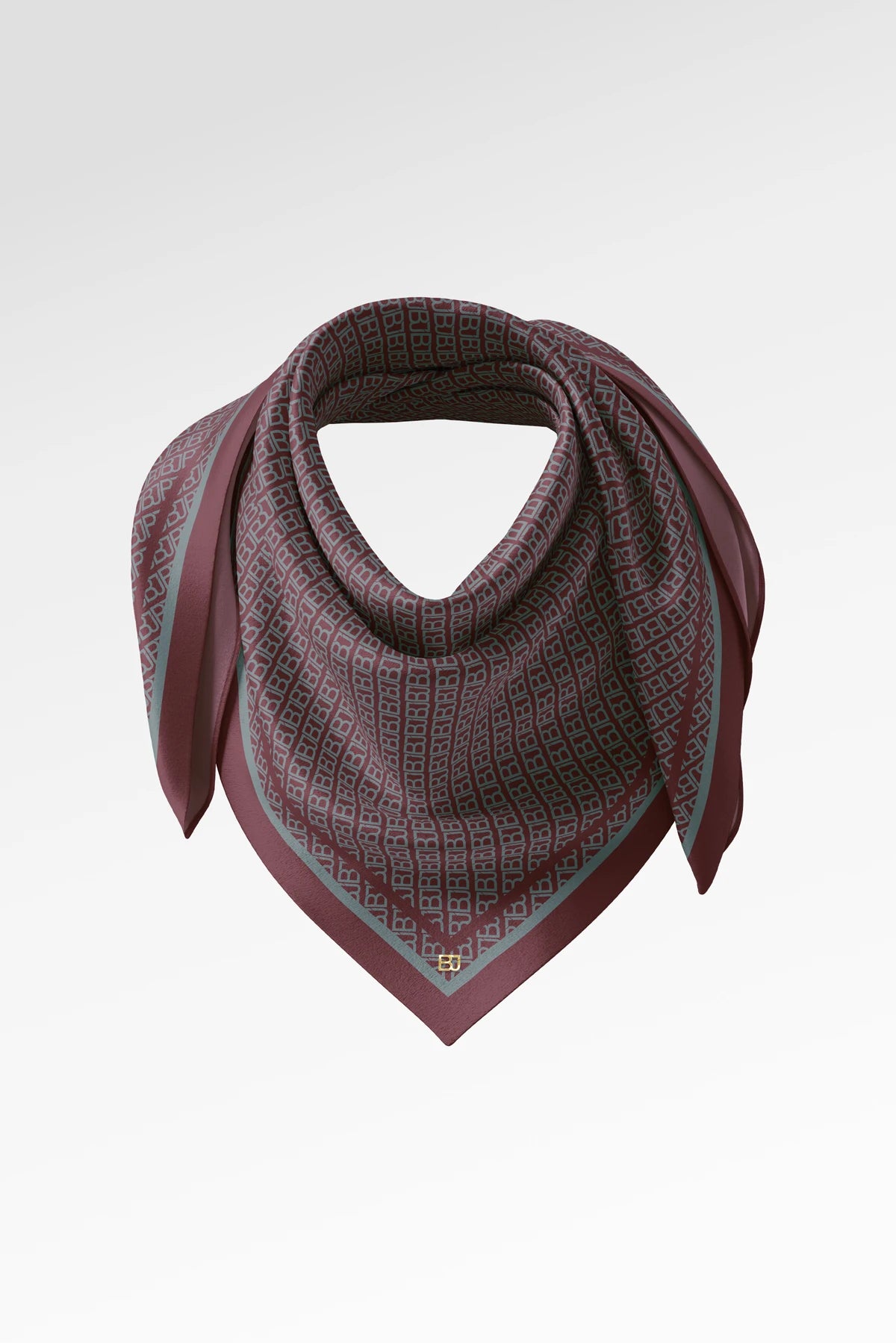 Mono Diagonal Scarf - Gingerbread
