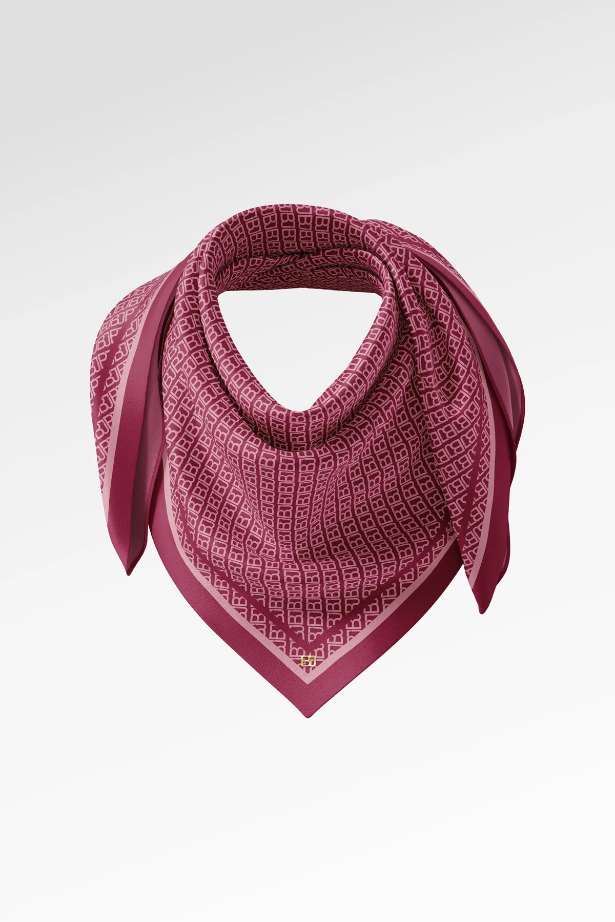 Mono Diagonal Scarf - Red Velvet
