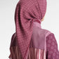 Mono Diagonal Scarf - Red Velvet