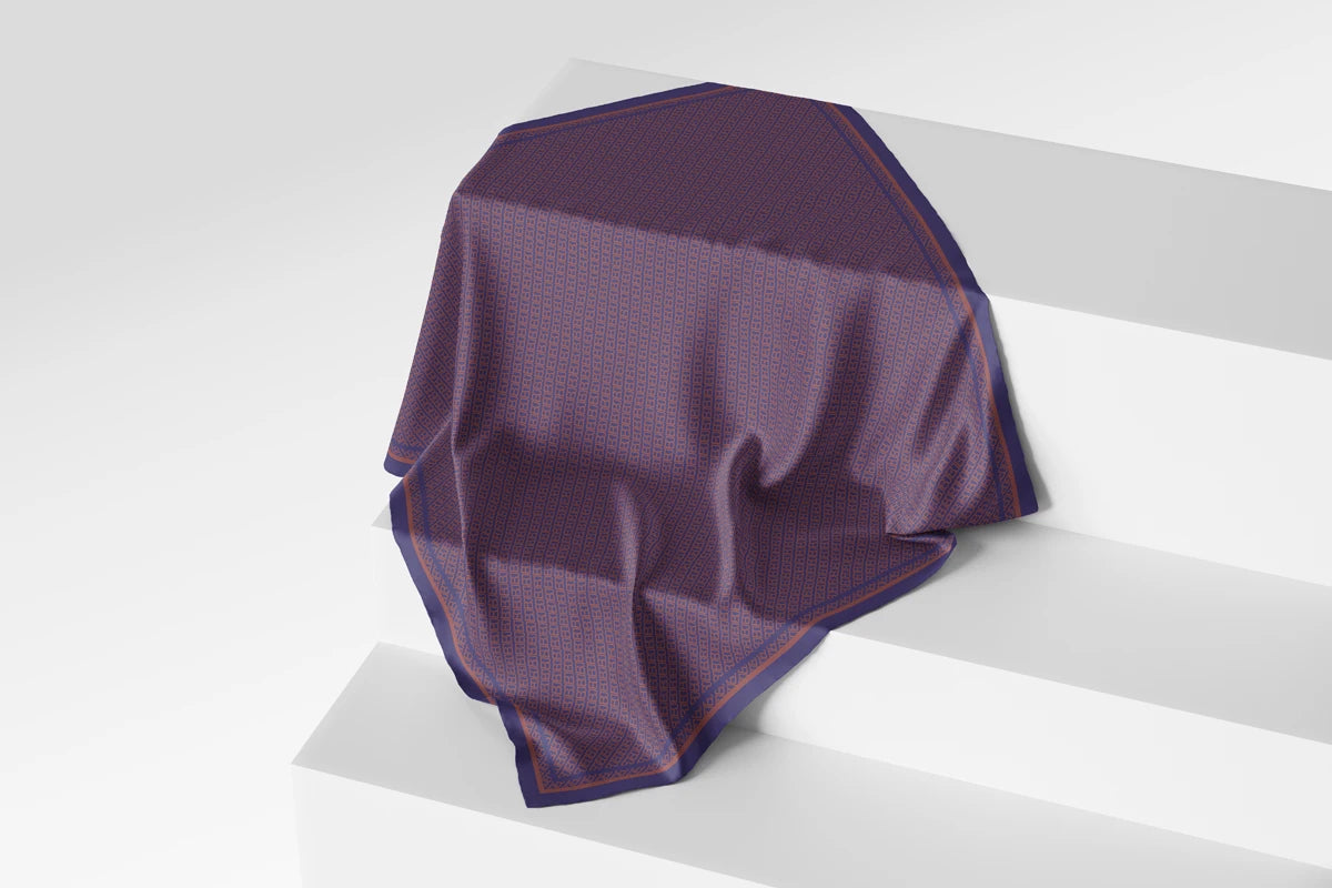 Mono Diagonal Scarf - Sunset