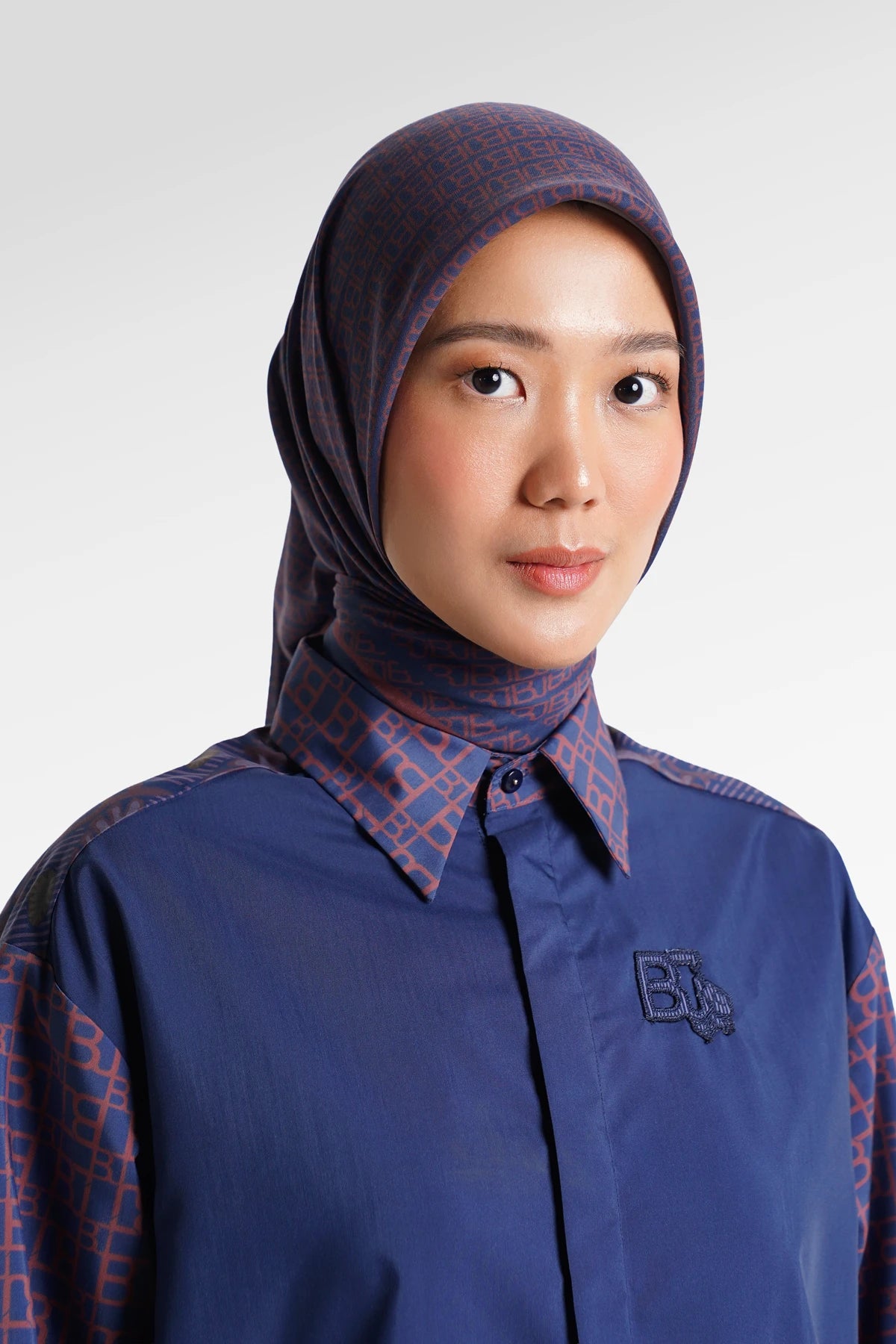 Mono Diagonal Scarf - Sunset