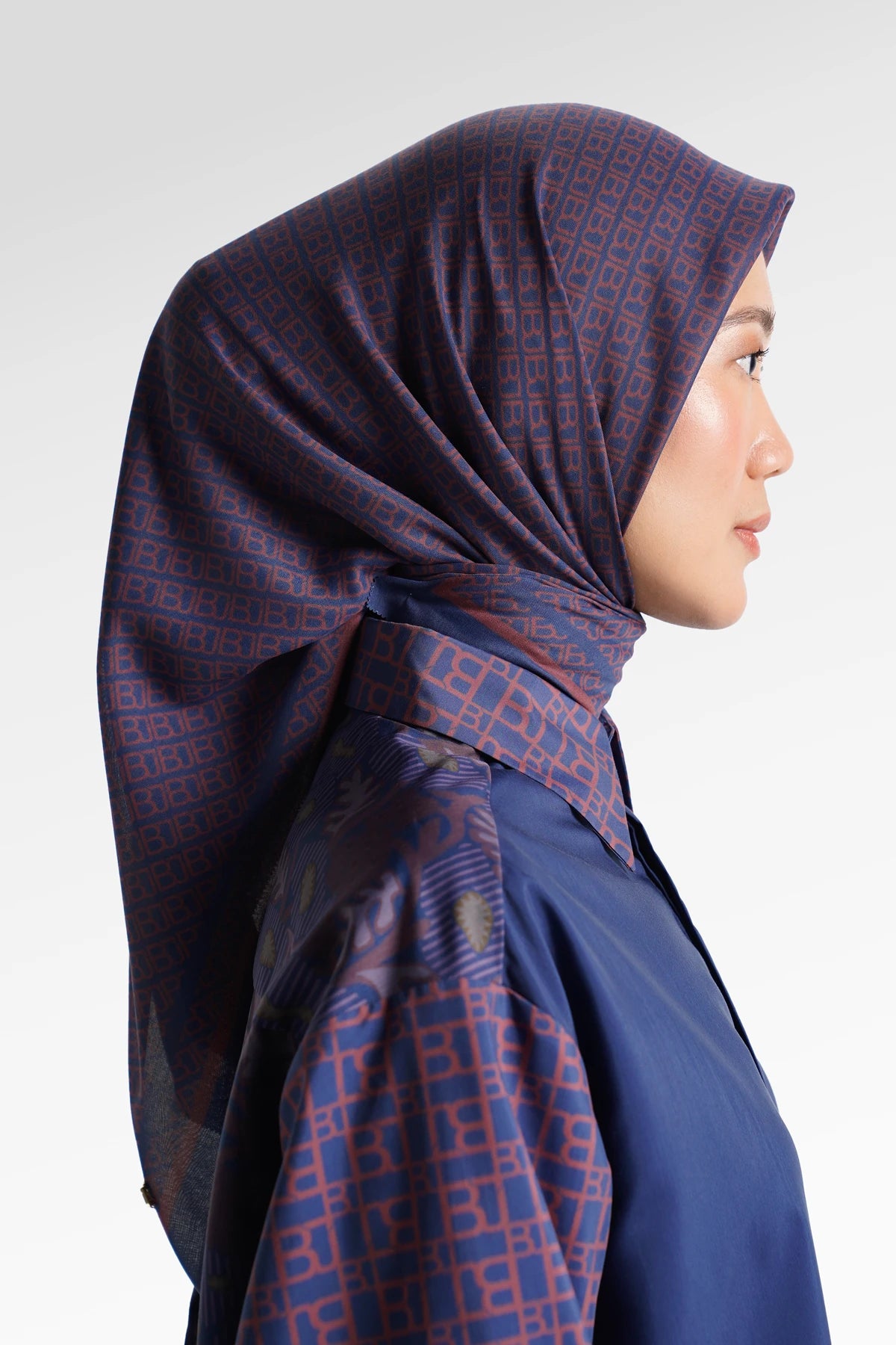 Mono Diagonal Scarf - Sunset
