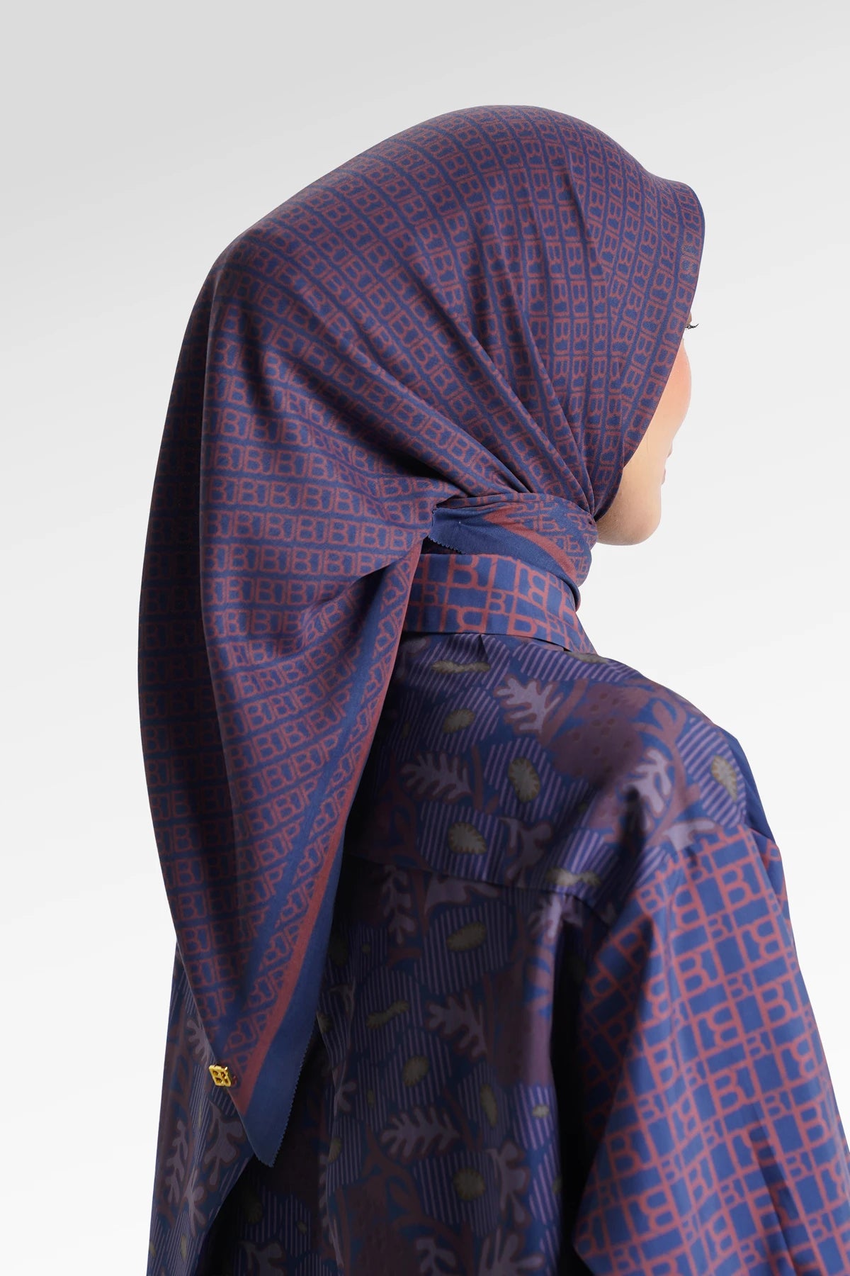 Mono Diagonal Scarf - Sunset