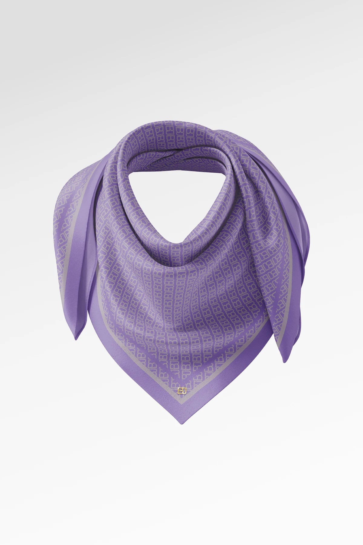 Mono Diagonal Scarf - Violet