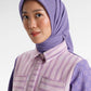 Mono Diagonal Scarf - Violet
