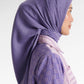 Mono Diagonal Scarf - Violet